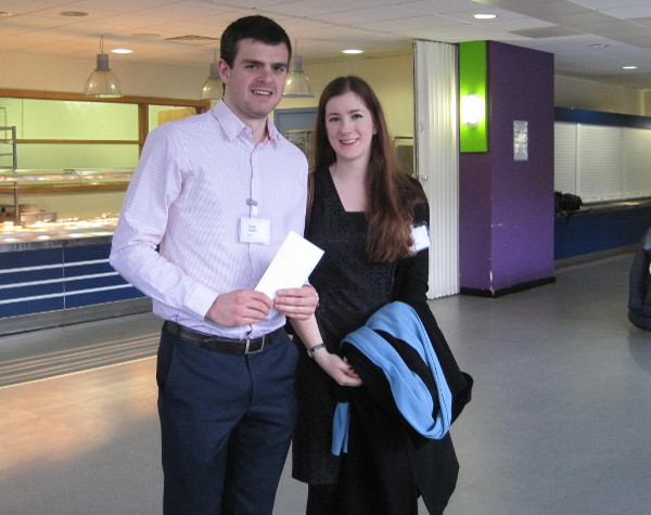 Conor Geraghty with Kate McEvoy of Canada Life